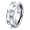 Tungsten Carbide Ring 8.0mm with Dual Mother of Pearl Inlays -Size 5