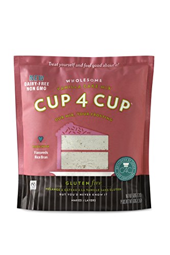 Cup4Cup Gluten Free Wholesome Vanilla Cake Mix, 1.3 Pound
