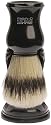 Barbiere Shaving Brush and Stand: Black