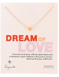 Dogeared "Love" Dream of Love, Sparkle Heart Bead Necklace, 18"