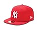 MLB New York Yankees Scarlet with White 59Fifty Baseball Cap, 6.375-Inch