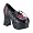 Black PU and Red Plaid