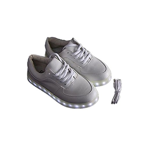 7 Colors LED Luminous Shoes Unisex Sneakers Men & Women Sneakers Usb Charging Light Shoes Colorful Glowing Leisure Flat Shoes (Us Size 8) 7 Colors LED Luminous Shoes Unisex Sneakers Men & Women Sneakers Usb Charging Light Shoes Colorful Glowing Leisure Flat Shoes (Us Size 8)