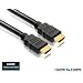PureLink HC0002-005 - basic+ Serie. Zertifiziertes High Speed HDMI Kabel mit 24 kt. vergoldeten Steckkontakten - FullHD 1080p, 1440p, 1600p, 2160p und 4Kx2K. Deep Color und x.v.Color. HDMI A Stecker auf HDMI A Stecker. Dreifache Abschirmung. L�nge: 0,50m