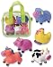 Cuckoo Alex Rub a Dub Farm Animals Squirters for the Tub bath toy