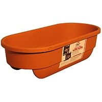 Apollo Plastics 2 by 4 Mount Deck and Fence Railing Planter, 12-Inch by 24-Inch Rectangular