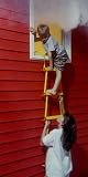 X-IT Emergency Fire Escape Ladder, 3 Story Height