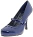 Pleaser Women's Cutiepie-02/NB Mary Jane Pump,Navy Blue Patent,6 M US
