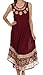 Sakkas Batik Flower Caftan Tank Dress/Cover Up