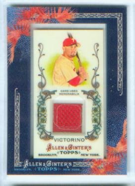 Shane Victorino 2011 Topps Baseball Allen & Ginter's Game Worn Jersey Swatch Relic Card #AGR-SV / Philadelphia Phillies