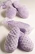 Sonoma Lavender Spa Slippers - Dots S/M