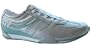 Diesel 'Paraluis' Women's Hidden-Lace Running Shoe in Silver/Aqua