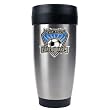 San Jose Earthquakes MLS 16oz Stainless Steel Travel Tumbler - Primary Team Logo by Great American Products