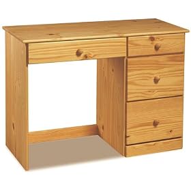 Solid Pine Wood Office Student Computer Desk