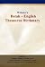 Book Websters Batak - English Thesaurus Dictionary