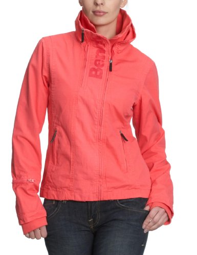 Bench Damen Jacke SARAH 2 X ZIP JACKET, calypso coral, XS, BLKA0930, OR039 Preisvergleich