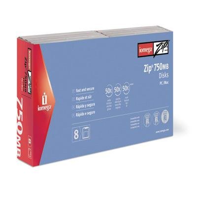 Iomega 750 MB Zip Cartridge PC/MAC (8-Pack)