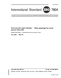 ISO 7804:1985, Commercial road vehicles - Side openings for truck power take-offs