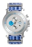 Vestal(ベスタル) 腕時計「PLEXI ACETATE」PLA011-SLV-BLU/SLV