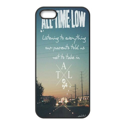 iPhone 5S Protective Case - All Time Low Hardshell Carrying Case Cover for iPhone 5 / 5S