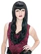 Vampiress Wig Vampire Witch Sorceress Black Wig