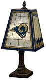 St. Louis Rams 14 Inch Art Glass Lamp