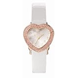 Betsey Johnson Ladies Rose Gold Tone Pink Stone Accented Watch #BJ2074 by Betsey Johnson