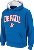 DePaul Blue Demons Arched Tackle Twill Hooded Sweatshirt