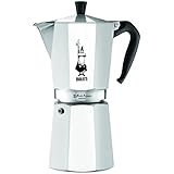 The Original Bialetti Moka Express Made in Italy 12-Cup Stovetop Espresso Maker with Patented Valve
