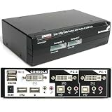 2 Port Dvi + USB KVM Switch with Audio