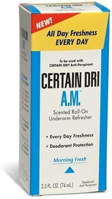 Special Pack of 5 Roll On DSE HEALTHCARE SOLUTIONS CERTAIN DRI AM ANTI PERSPIRANT 2.5 oz by DSE Healthcare