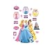 Princesses Aurora Cinderella and Belle Wall Decal