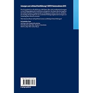 Lösungen zum Lehrbuch Buchführung 1 DATEV-Kontenrahmen 2015: Mit zusätzlichen Prüfungsaufgaben u