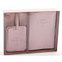 Baby's First Passport Cover / Luggage Tag NEW Gift Set for Baby Girl