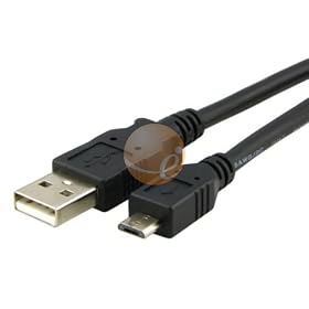 USB 2.0 A-B micro 5-Pin Cable, 6 FT Black