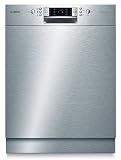 Bosch SMU69M55EU Teilintegrierbarer Geschirrspüler / AAA / 6.5 L / 0.93 kWh / 59.8 cm / Edelstahl / VarioSpeed / Aqua- und Beladungssensor