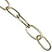 Campbell 0722000 Decorator Chain on Reel, Brass Glo, #10 Trade, 0.135" Diameter, 60' Length, 35 lbs Load Capacity