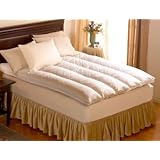 Pacific Coast &reg; Baffle Channel Euro Rest Feather Bed - Featured in Many Ritz-Carlton &reg; Hotels (Queen 60" x 80")