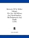 Search : Memoirs Of Sir Walter Raleigh: His Life, His Military And Naval Exploits, His Preferments And Death (1719)