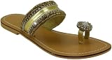 Skemo Greece Women's Flat Toe Ring Sandals