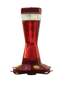 Perky-Pet 210P Popular Pinch Waist 16-ounce Glass Hummingbird Feeder