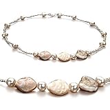 Ashley White 2-9mm A Freshwater Pearl Necklace
