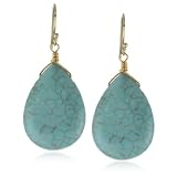 Privileged NYC Turquoise Drop Earrings 1