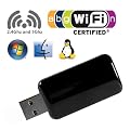 GMYLE(R) Mini Dual Band 2.4/5GHz 802.11n 300Mbps Wireless Wi-Fi USB Adapter Dongle - Supports Windows XP/ Vista/ Win 7 32/64 bit/ Linux/ Mac OS