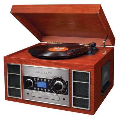 Crosley Memory Master II CD Recorder Turntable Color: Paprika (CR2413-PA) On Sale