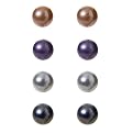 Kids? Sterling Silver Faux Pearl ? Earring Set - Multi-Colored