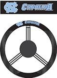 NCAA North Carolina Tar Heels Poly-Suede Steering Wheel Cover
