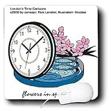 Londons Times Funny Society Cartoons - Flowers In Springtime - Mouse Pads