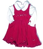 Good Lad Infant Magenta Corduroy Jumper Set