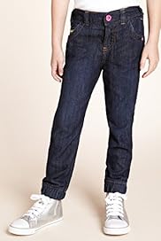 Cotton Rich Straight Leg Cuffed Jeans